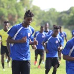 First team resume training after short break