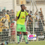 Gideon Ahenkorah reacts on Sunday’s game
