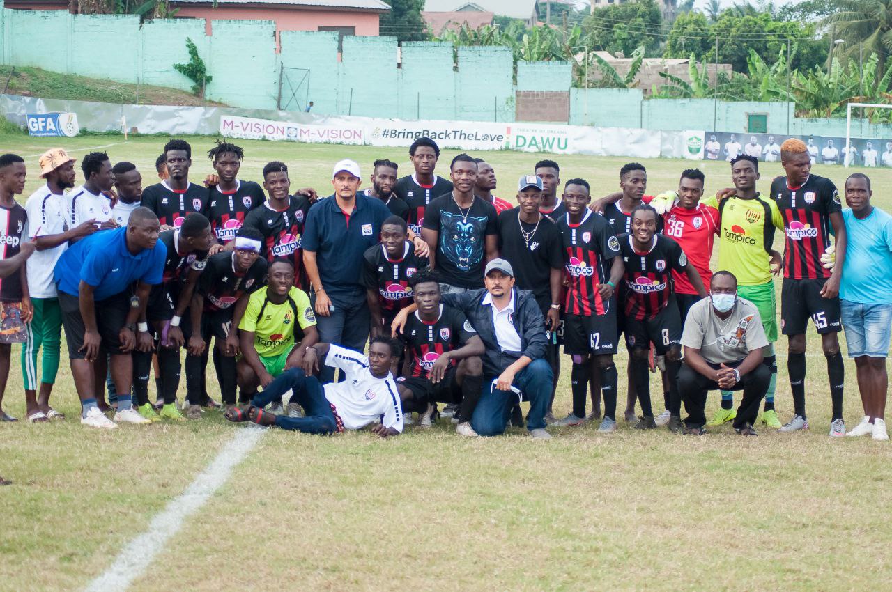 Joseph Aidoo visit inspires first team