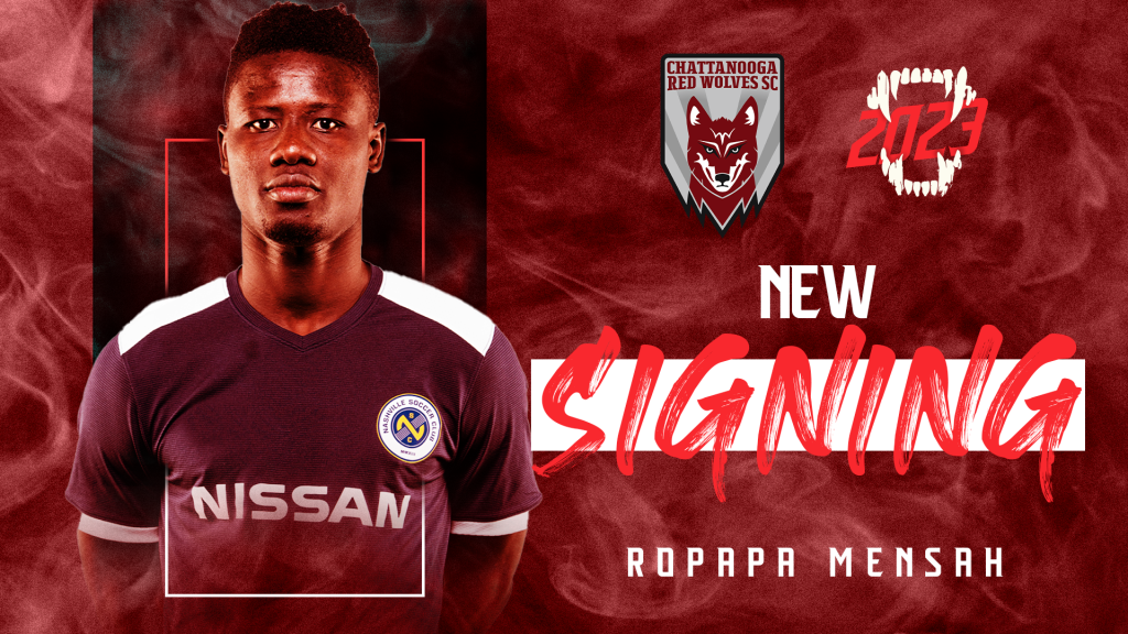 The Chattanooga Red Wolves Announce the Signing of Ropapa Mensah