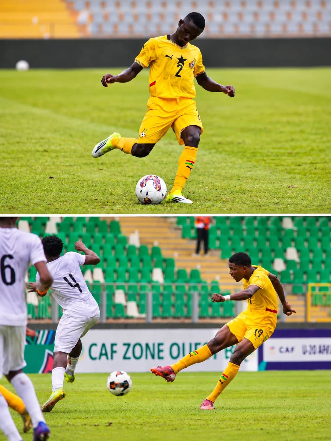 Inter Allies Duo Shine for Ghana at WAFU B U20 Championship